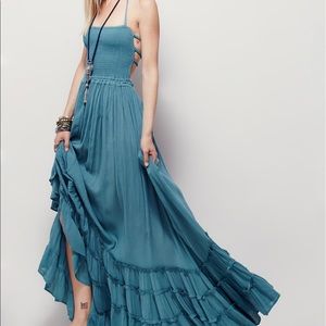 Free people blue maxi dress